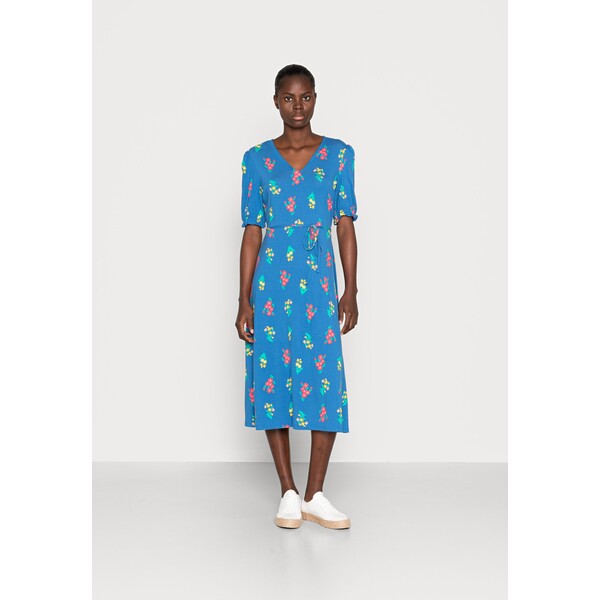 Marks & Spencer TEA DRESS Sukienka z dżerseju blue mix QM421C09U-K11