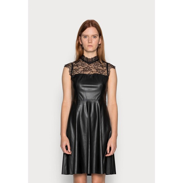 ONLY ONLFILUCCA DRESS Sukienka letnia black ON321C2KF-Q11